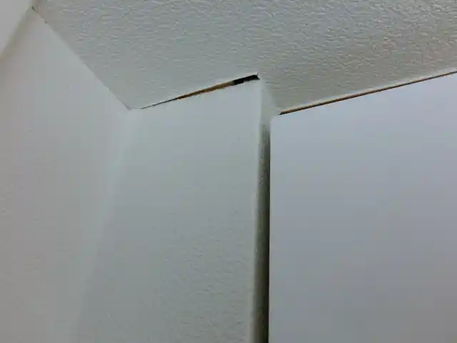 天井と壁の間に「すき間」が空いている状態