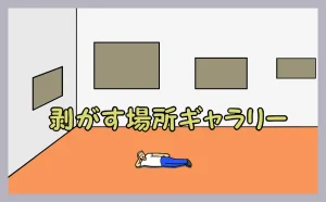 「剥がす場所ギャラリー」のアイキャッチ