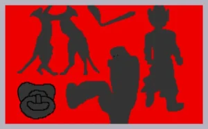 「様々な、壁に穴が空いた原因」のイメージイラスト