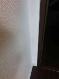 ドア横の壁アップ