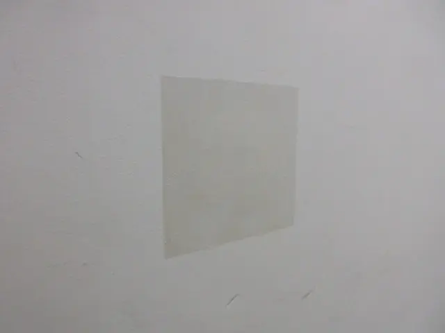 塗装した補修箇所の様子。色がしっくりきません。